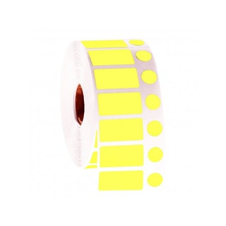 Ga International NitroTag CryoCombo BarCode Labels, 3" Core, Yellow, 4000 Labels 247190Y